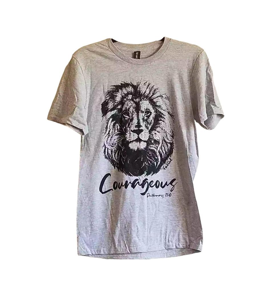 Fox And Owl Fox And Owl - Unisex Courageous Lion T-shirt