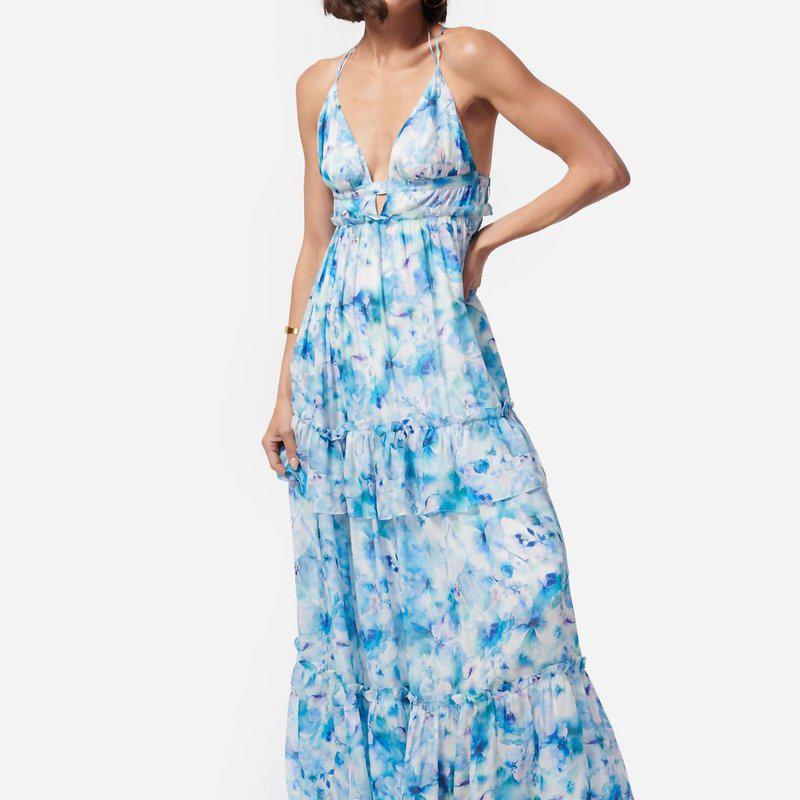 Cami NYC Doris Chiffon Dress Sea Floral