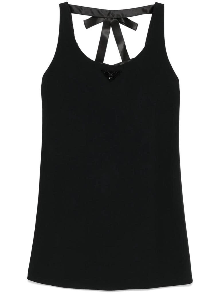 Prada Prada Triangle-Logo Mini Dress 1