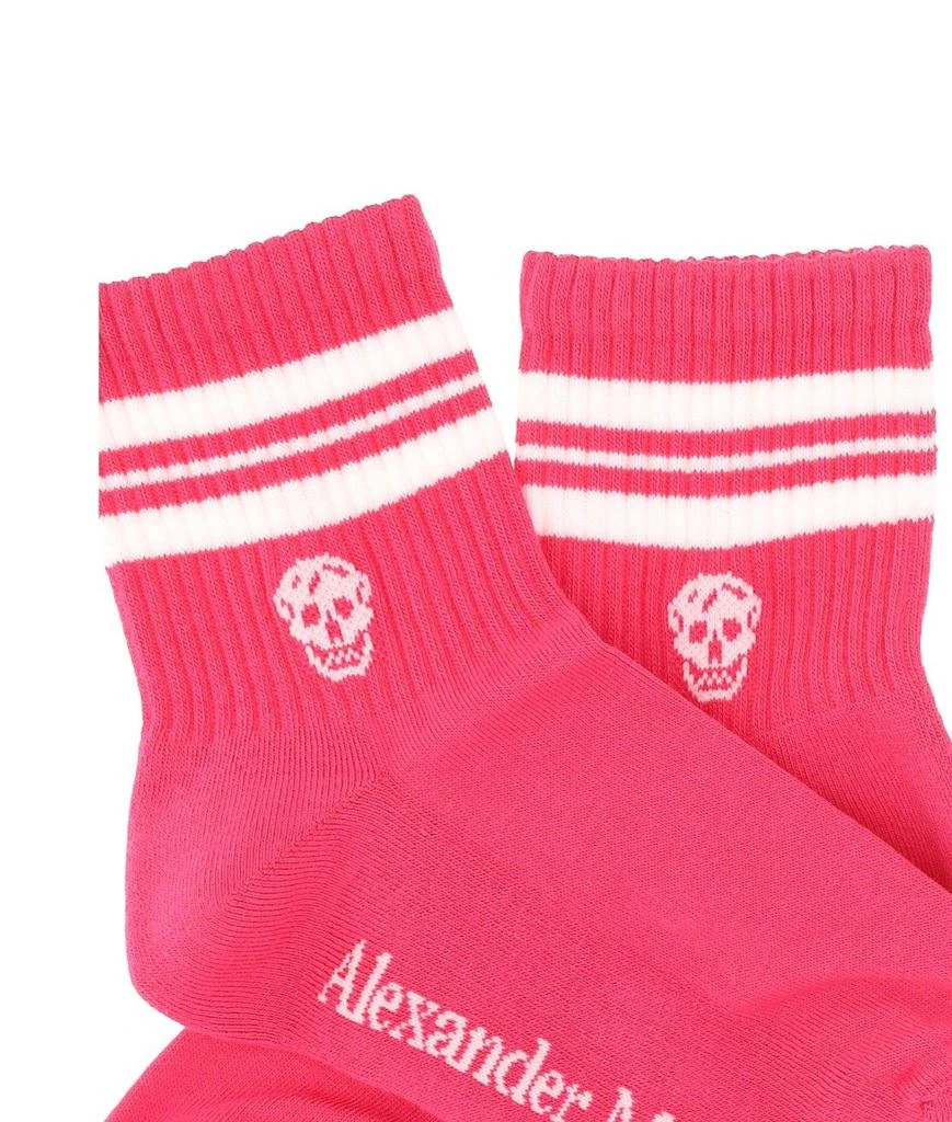 Alexander McQueen Alexander McQueen Skull Logo Intarsia Socks 3