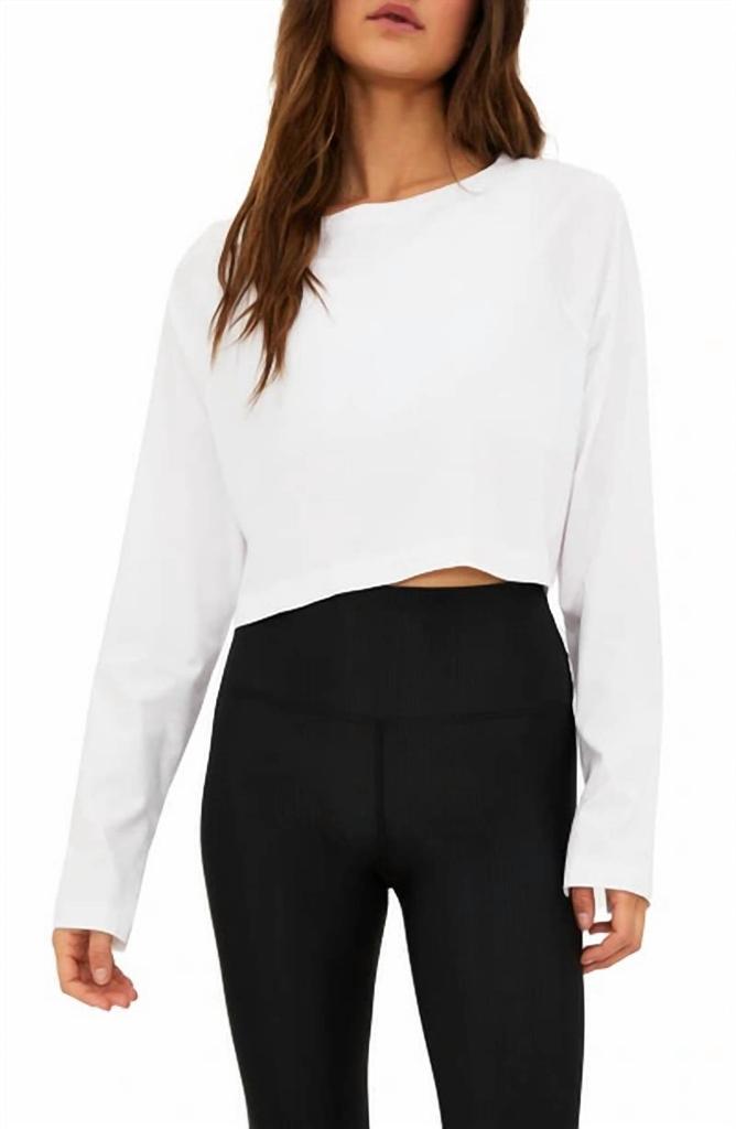 Beach Riot Beach Riot - June Round Neck Long Sleeve Top