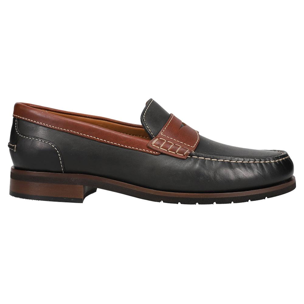 Johnston & Murphy Lincoln Penny Loafer Moc Toe Dress Shoes