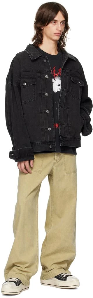 Stolen Girlfriends Club Black Dust & Grit Denim Jacket 5