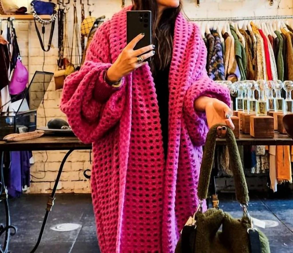 Amano by Lorena Laing Amano By Lorena Laing - Balloon sleeve coatigan