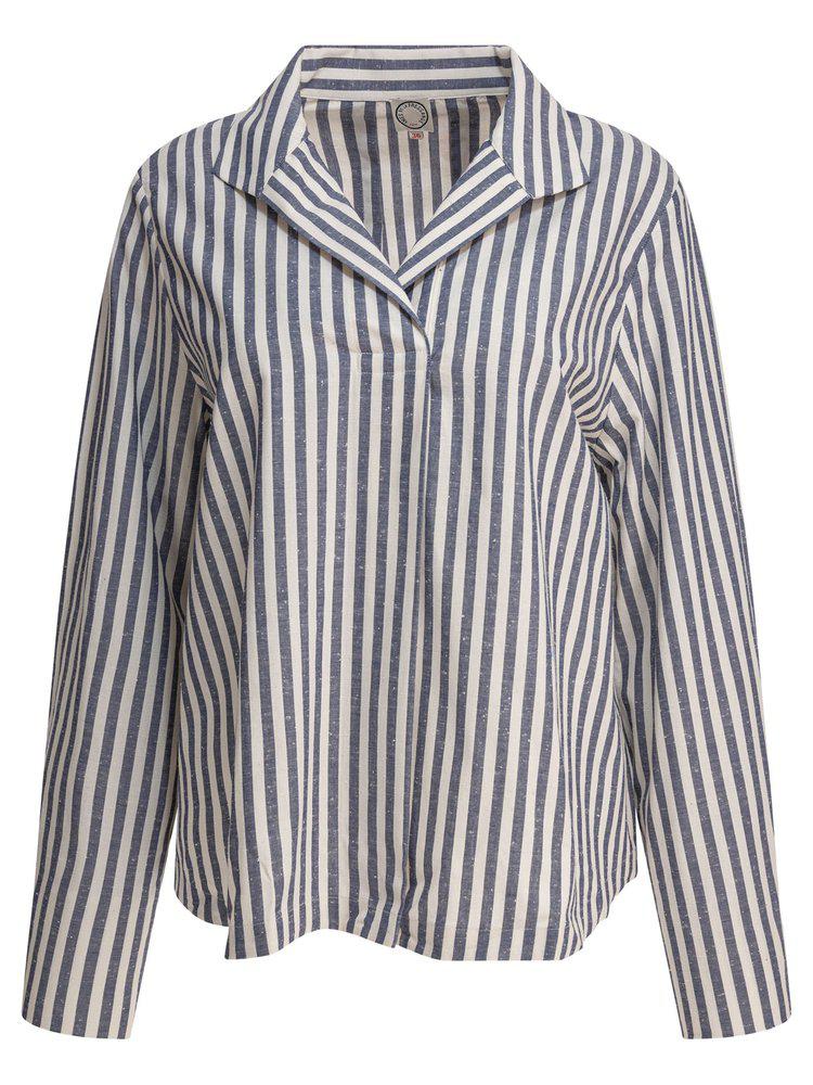 INES DE LA FRESSANGE Ines De La Fressange Striped Long Sleeve Top