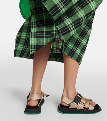 【関税＆送料込み】GANNI Sandals Ganni Performance Webbing sandals - Sandals - Compare Prices