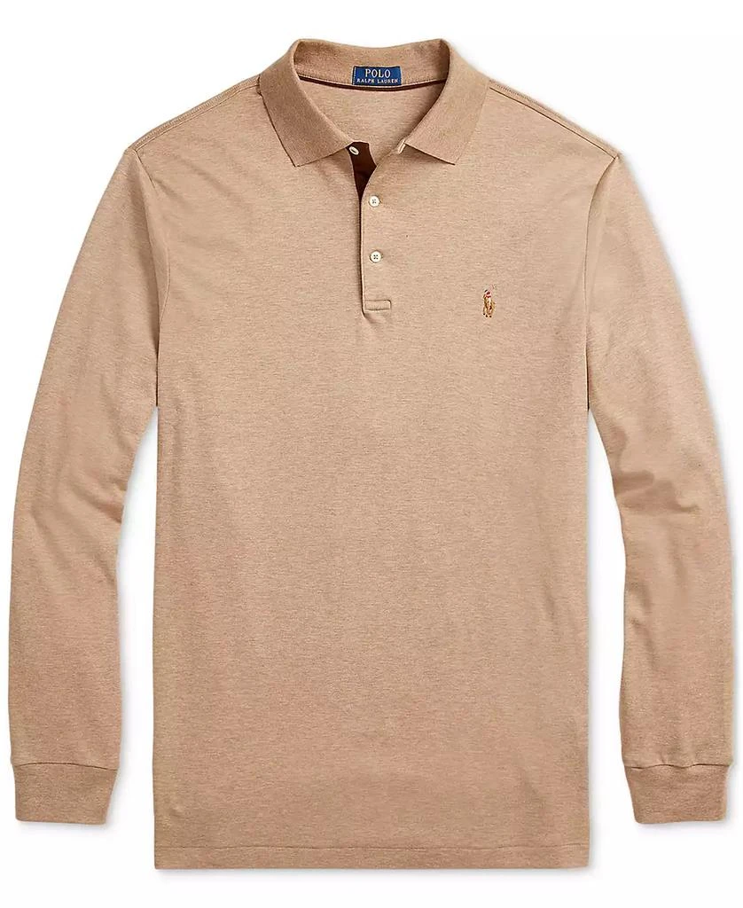 Ralph Lauren Men's Big & Tall Soft Cotton Long-Sleeve Polo Shirt 5