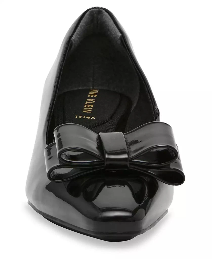 Anne Klein Women's Theresa Bow Kitten Heel Dress Pumps 8