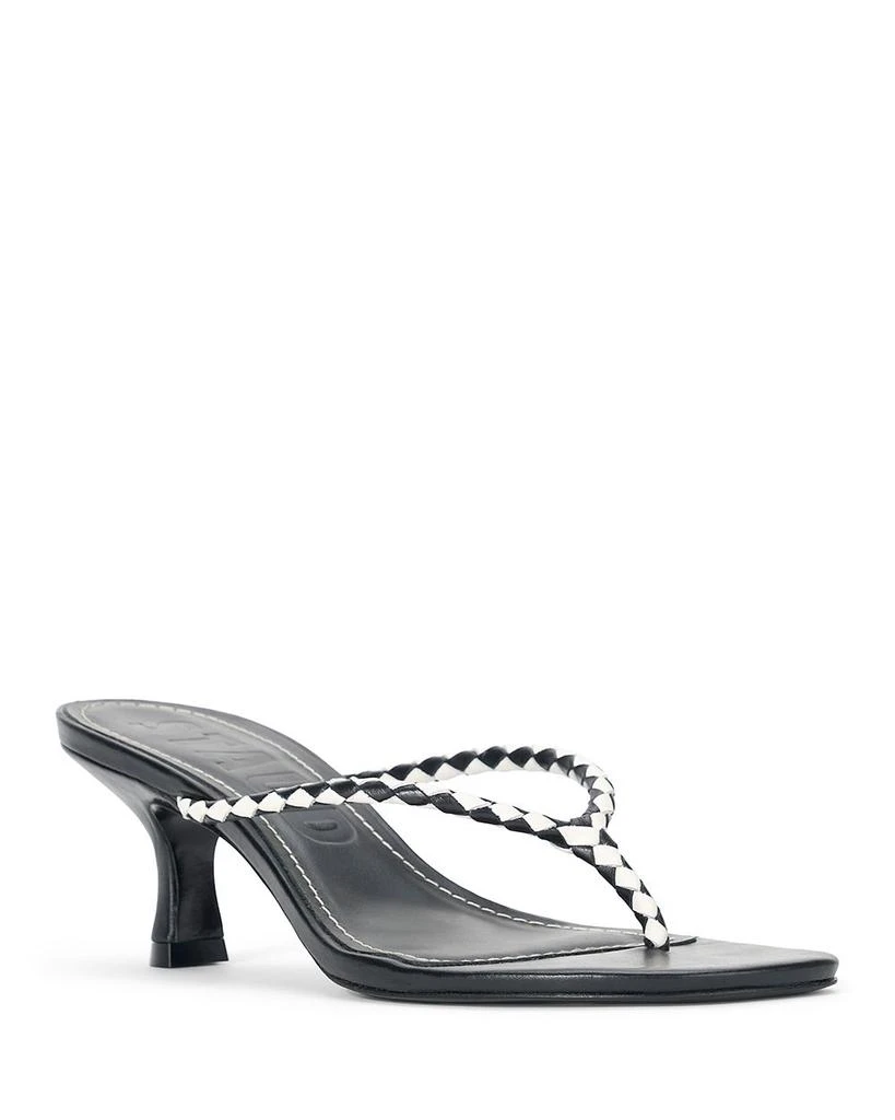 Staud Women's Freja Thong Kitten Heel Sandals 1