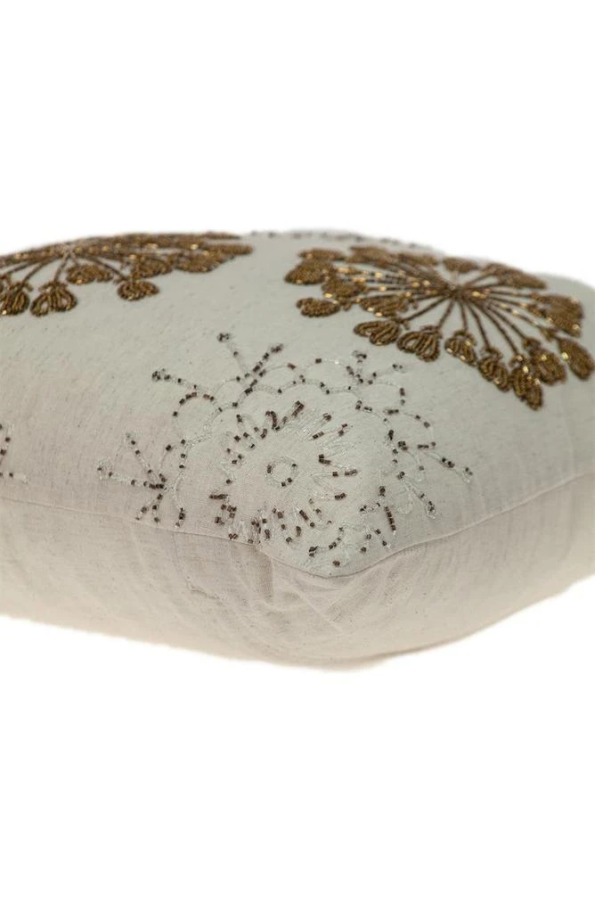 Parkland Periwinkle Beaded Accent Pillow 4