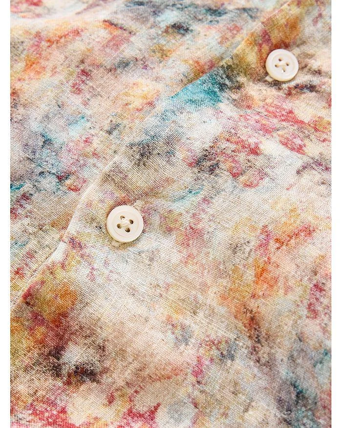 John Varvatos Luca Regular Fit Linen Shirt 6