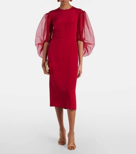 Altuzarra Danielle silk cady midi dress 2