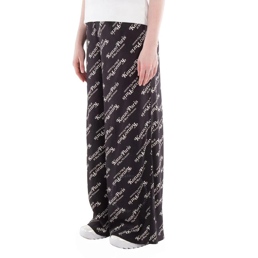 Kenzo High-Waisted Logo Print Pants 2