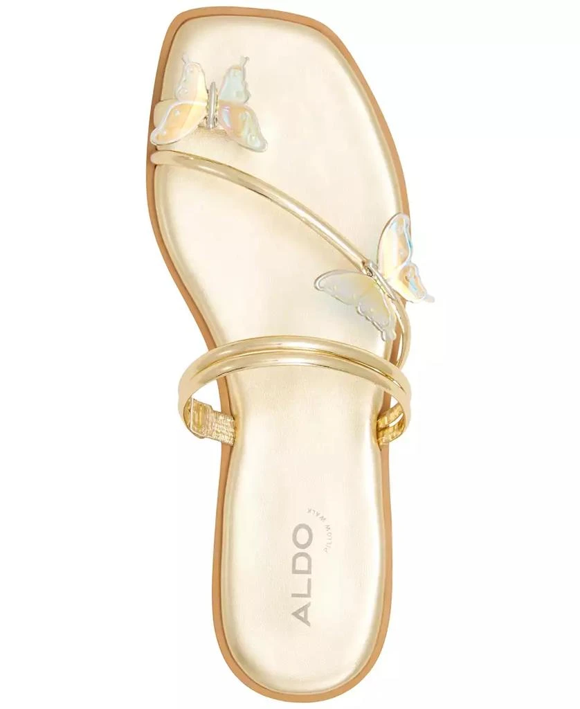 ALDO Women's Glasswing Butterfly Strappy Slide Sandals 4