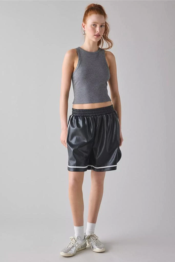BDG BDG Star Player Faux Leather Athletic Short 3