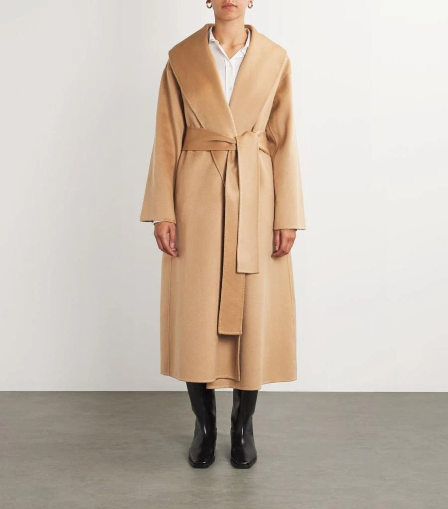 AEXAE Cashmere-Wool Blend Wrap Coat 3