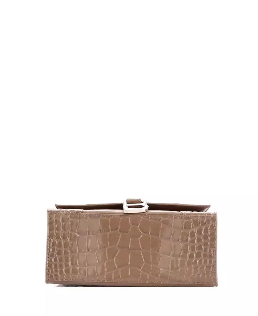 Pre-Owned Balenciaga Small Hourglass Top Handle Bag Embossed Leather 4