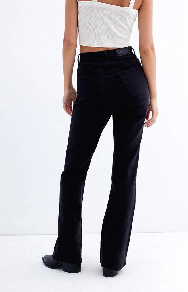 PacSun Stretch Black High Waisted Bootcut Jeans 4