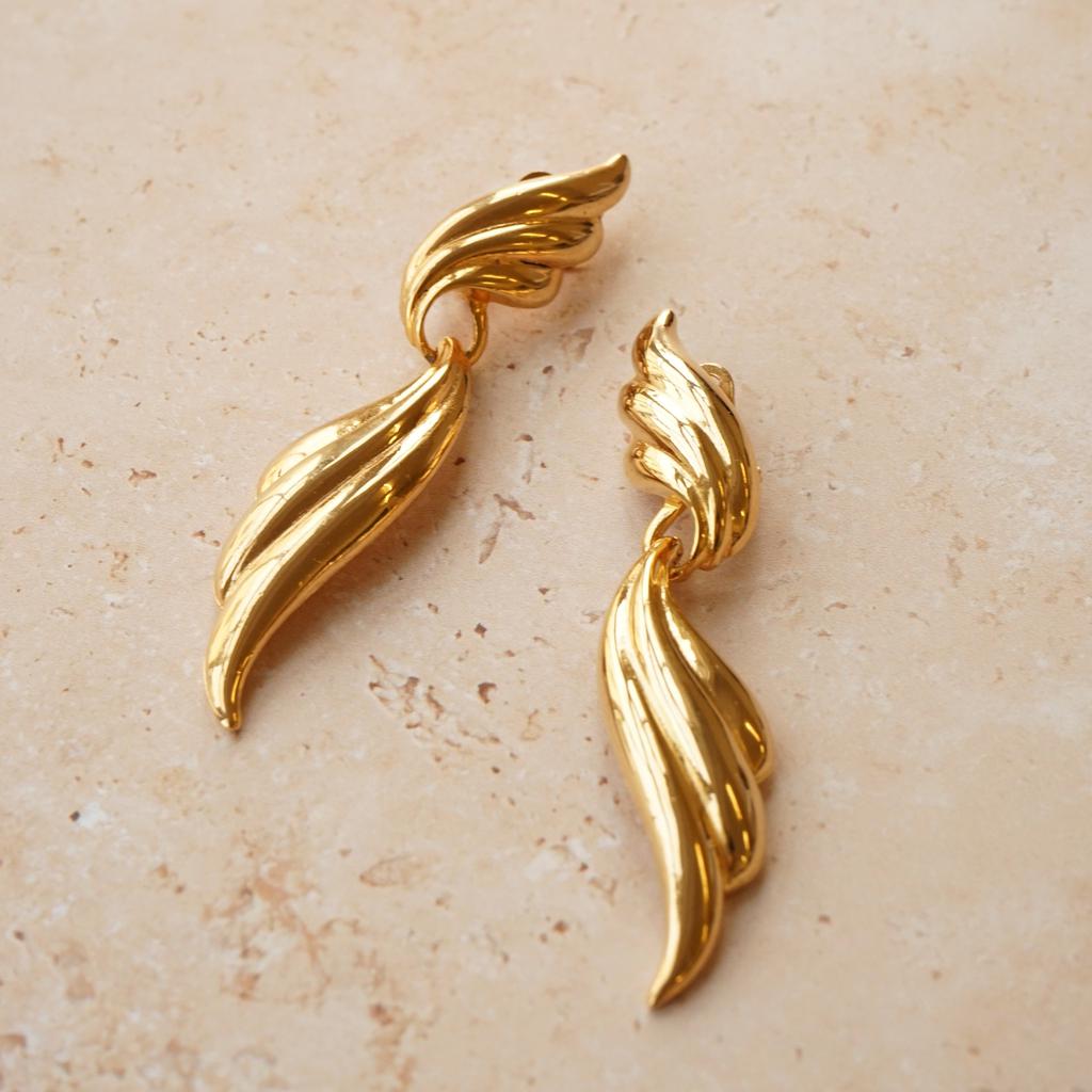 Orelia Vintage Vintage Statement Scallop Drop Clip
