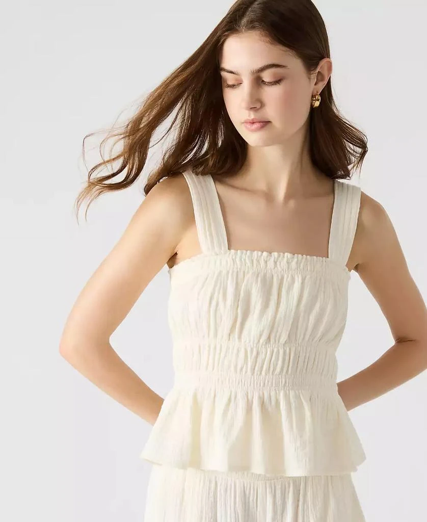 Steve Madden Women's Gabrielle Smocked Top 3