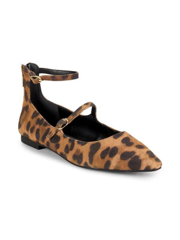 Kenneth Cole Nolita Leopard Print Leather Flats 2