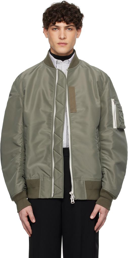Sacai Spiewak Bomber Sacai Spiewak Gonz Bomber Jacket In L/ Gray