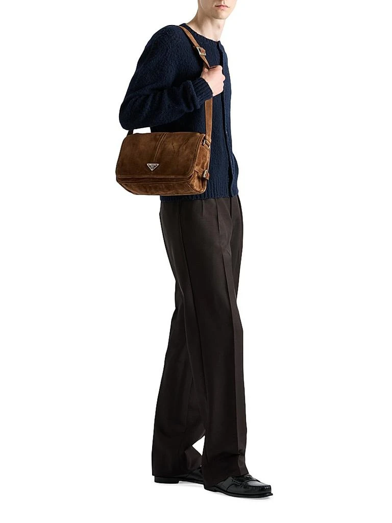 Prada Suede Shoulder Bag 2