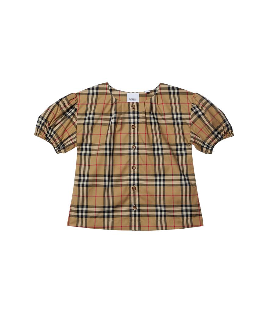 Burberry Kids Sheryl Check (Little Kids/Big Kids)