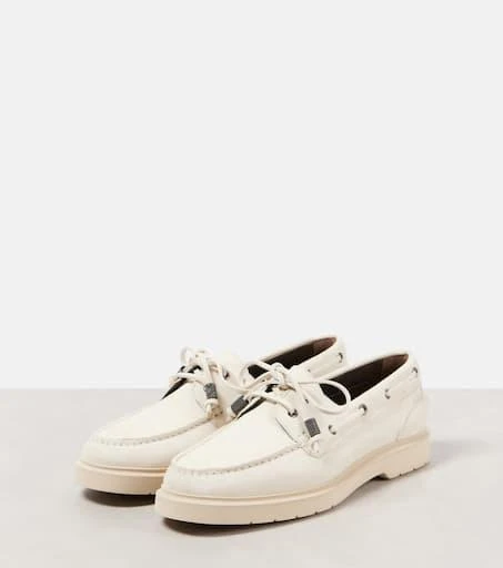 Brunello Cucinelli Suede boat shoes 4