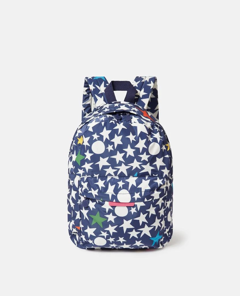 Stella McCartney Stella McCartney - Star Print Backpack, Blue/Multicolour 1