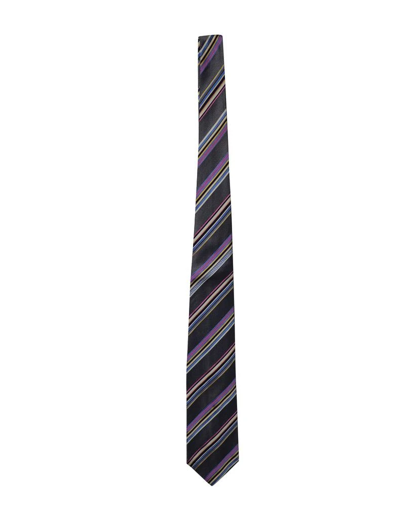 Versace Striped Tie in Multicolor Silk 1