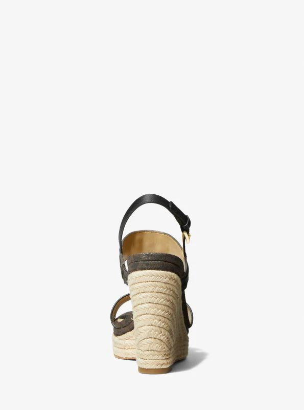 Michael Kors Farrah Leather Wedge Sandal 3