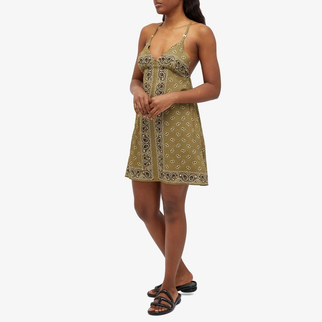 Palm Angels Palm Angels Paisley Slip Dress 4