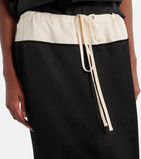 Khaite Chet satin maxi skirt 4