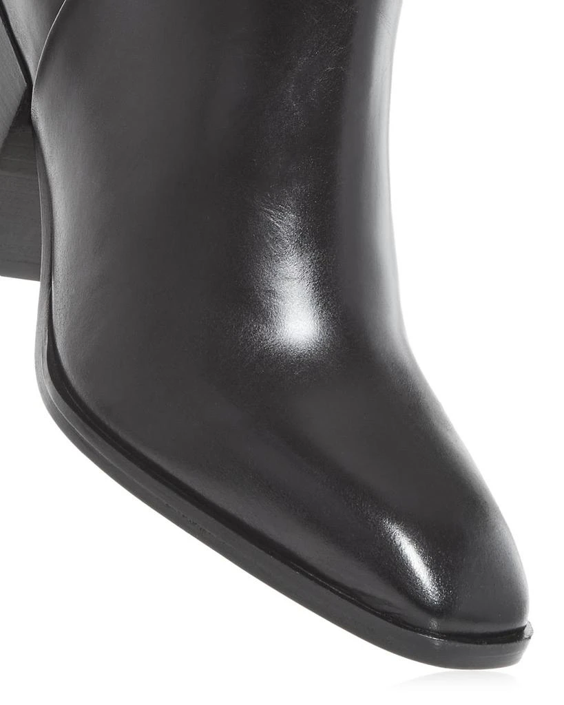 AEYDE Women's Leandra Black Block Heel Boots 5