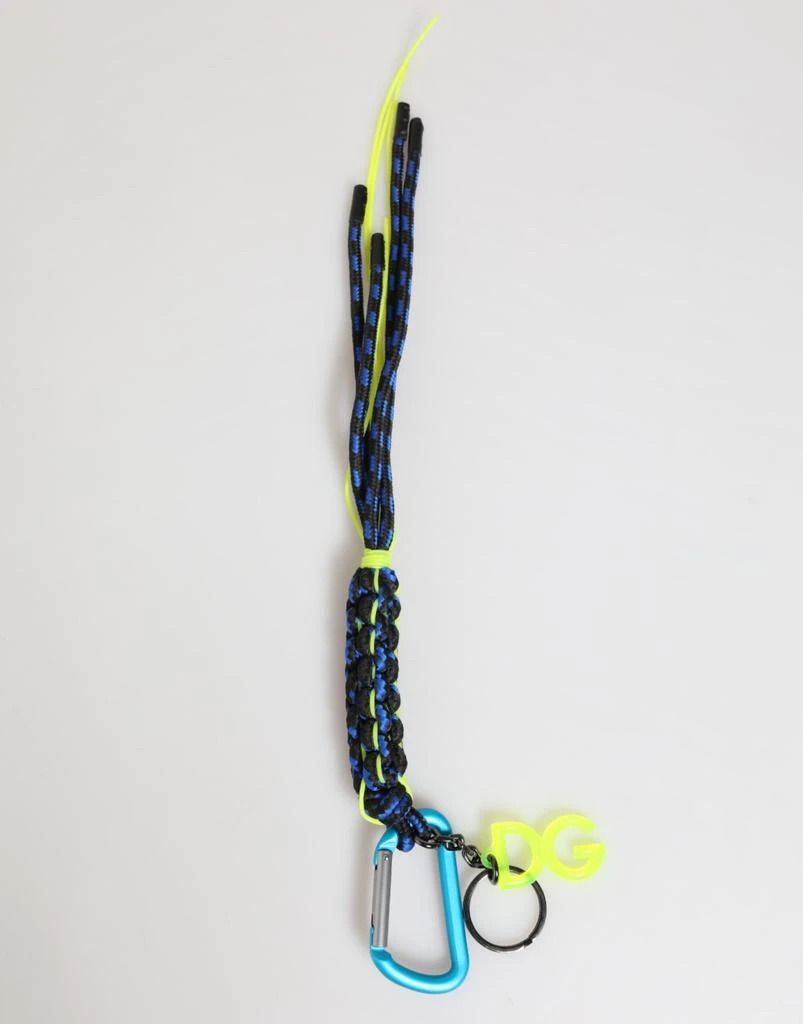 Dolce 
Gabbana Leather Tape String DG Logo Keychain Men
s Keyring (Pre-Owned)