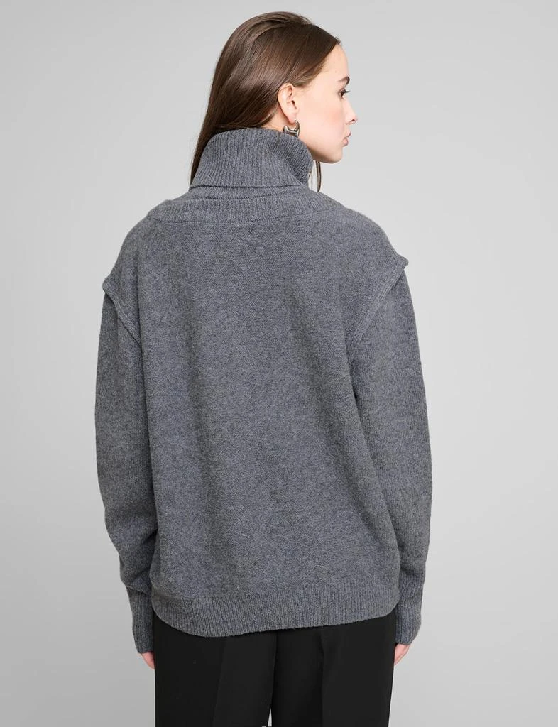 Pixie Market Oversized Wool Turtleneck Sweater 6