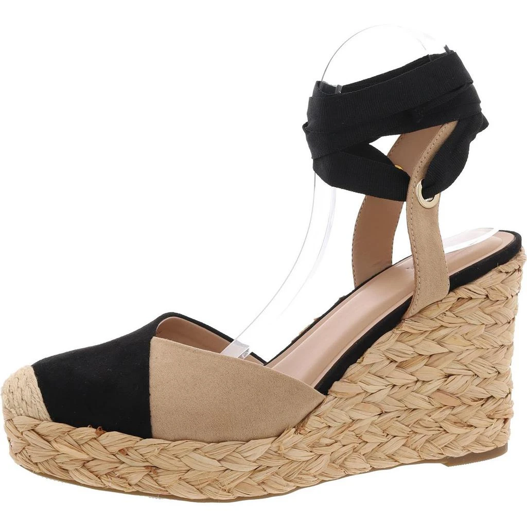 INC International Moniquee 2 Womens Faux Suede Wedge Espadrille Heels 1