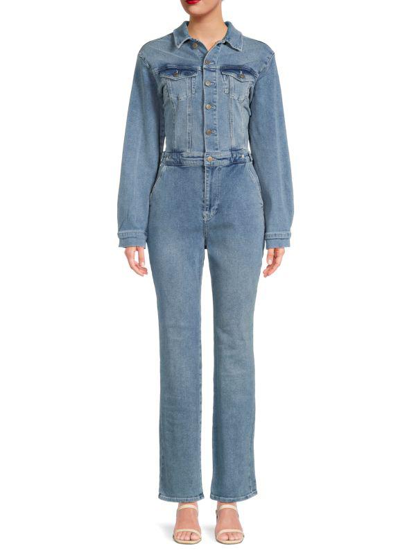 Good American Denim Jumpsuit