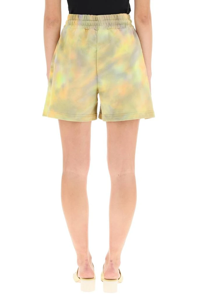 MSGM MSGM Micro Logo Printed Tie-Dye Shorts 3