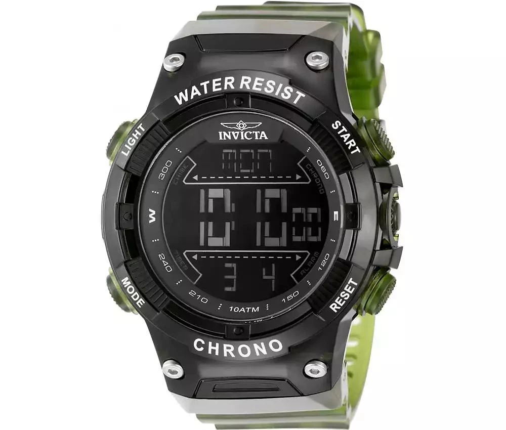 Invicta Men
s 49049 Invicta Racing  Digital GMT/Alarm Black Dial Watch