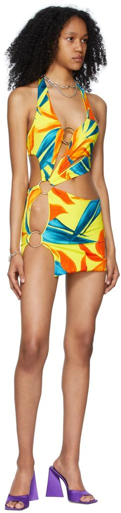 LOUISA BALLOU SSENSE Exclusive Yellow & Blue Sex Wax Dress 4