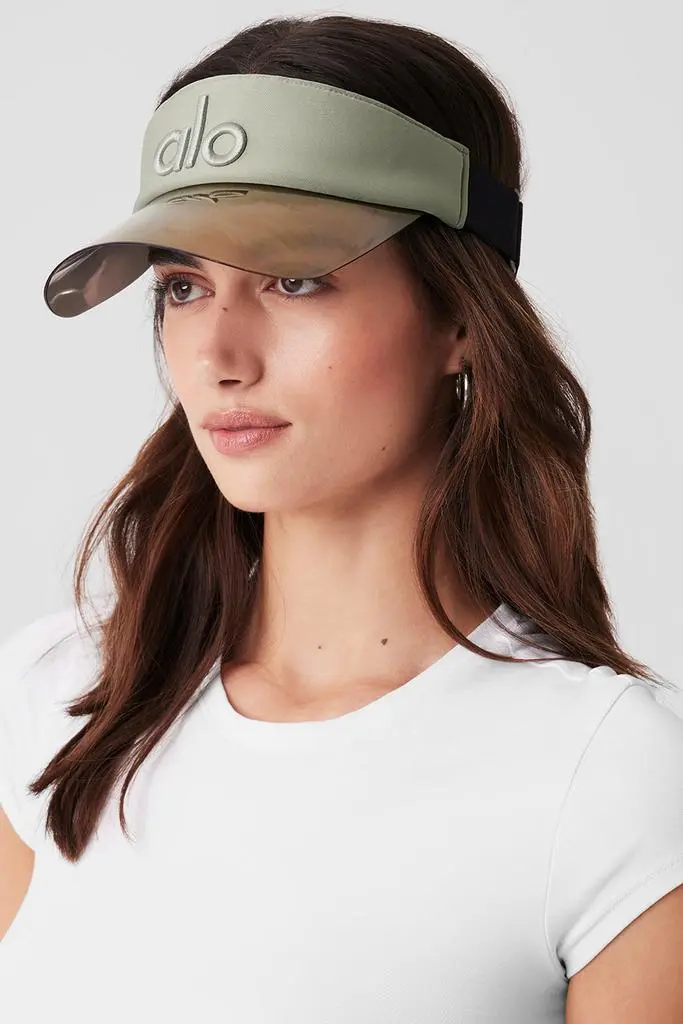 Alo Airlift Solar Visor - Limestone - Hats - Free Shipping - BeyondStyle