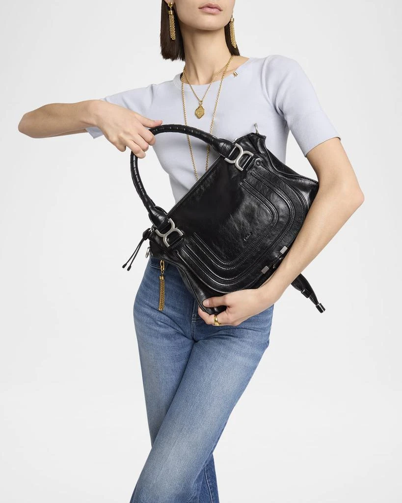 Chloé Marcie Medium Satchel Bag in Shiny Calfskin 2