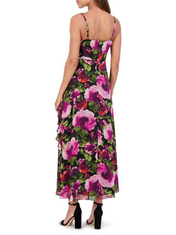 Siena Floral Ruffle A-Line Midi-Dress 2