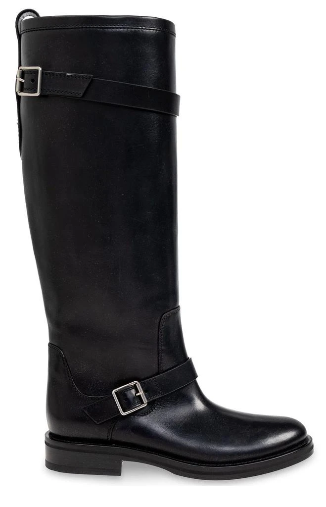 Yves Saint Laurent Saint Laurent River Round Toe Buckled Boots 1