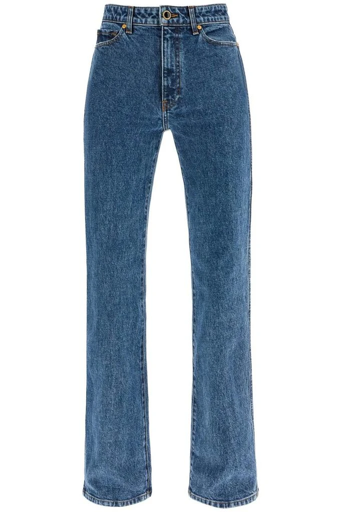 Khaite Khaite Danielle High Waist Straight-Leg Jeans 1