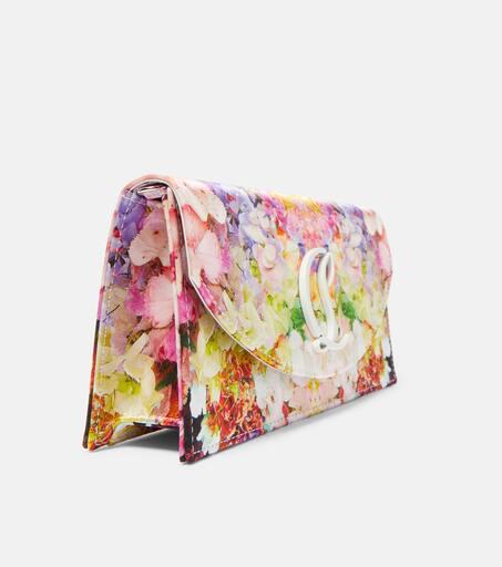 Christian Louboutin Loubi54 floral satin clutch - Handbags