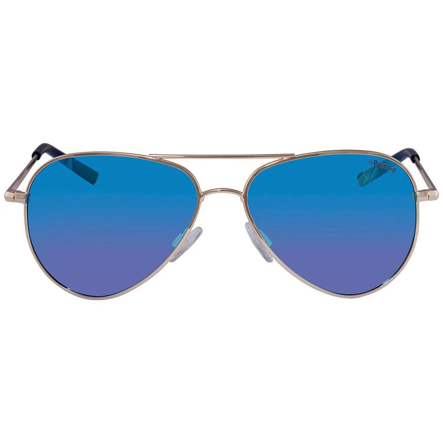 Polaroid Polarized Blue Pilot Unisex Sunglasses PLD 6012/N 0J5G/JY 56 1