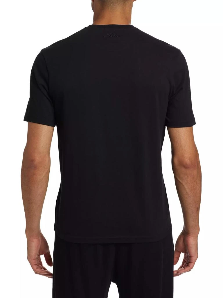 Saks Fifth Avenue COLLECTION Logo Crewneck T-Shirt 5
